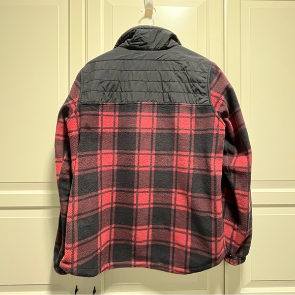 Columbia Sz L Buffalo Plaid Fleece Jacket - Picture 4 of 9